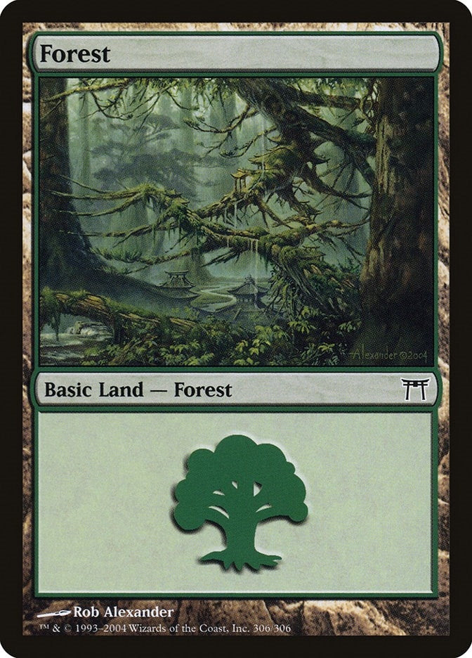 Image for Forest (306) (306) [Champions of Kamigawa]