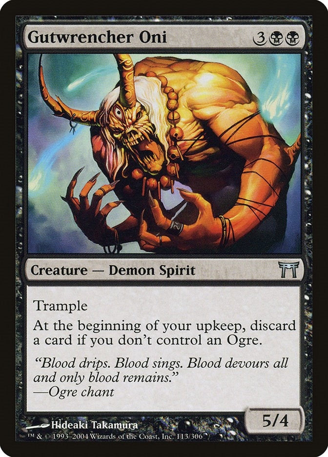 Image for Gutwrencher Oni (113) [Champions of Kamigawa]