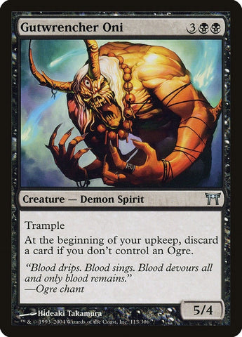 Image for Gutwrencher Oni (113) [Champions of Kamigawa]