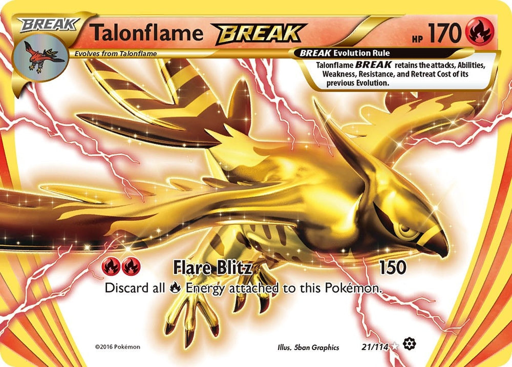Image for Talonflame BREAK (21/114) [XY - Steam Siege]