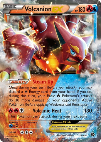 Image for Volcanion EX (26/114) [XY - Steam Siege]