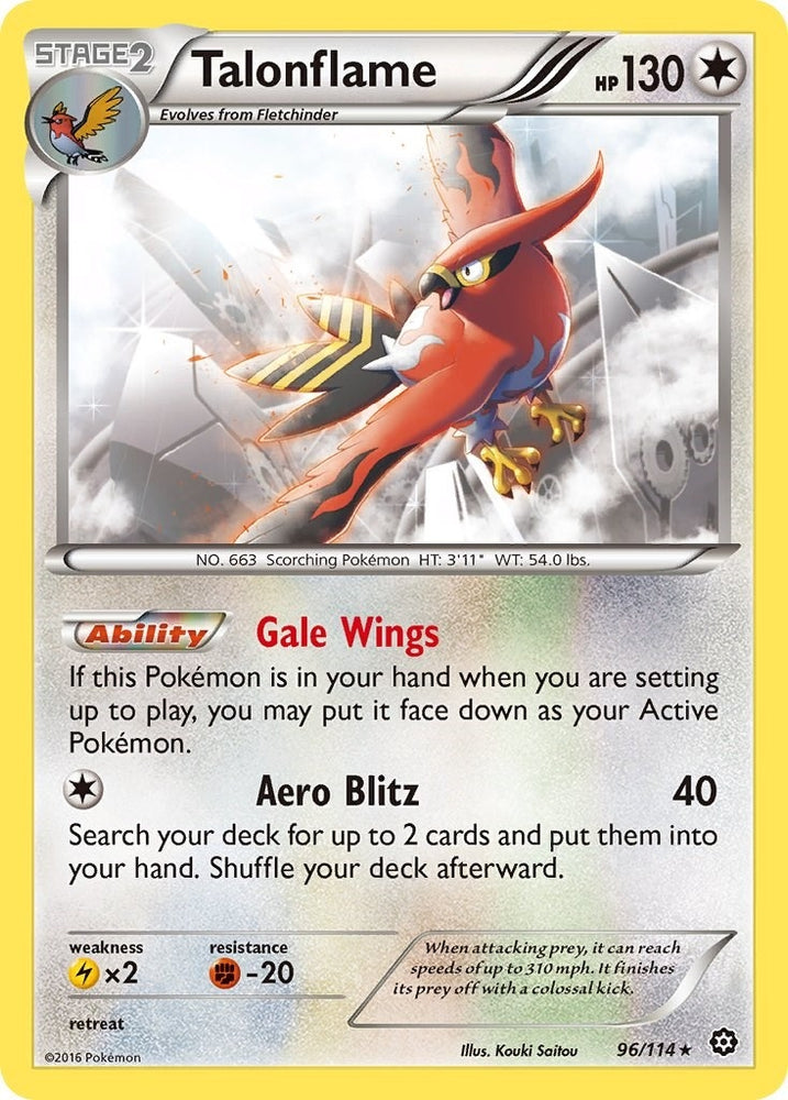 Image for Talonflame (96/114) [XY - Steam Siege]