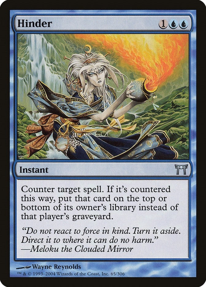 Image for Hinder (65) [Champions of Kamigawa]