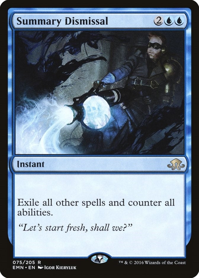 Image for Summary Dismissal (75) [Eldritch Moon]