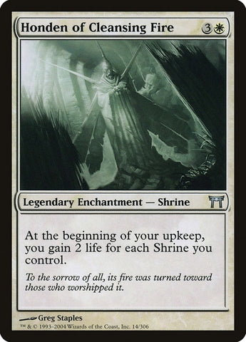 Image for Honden of Cleansing Fire (14) [Champions of Kamigawa]