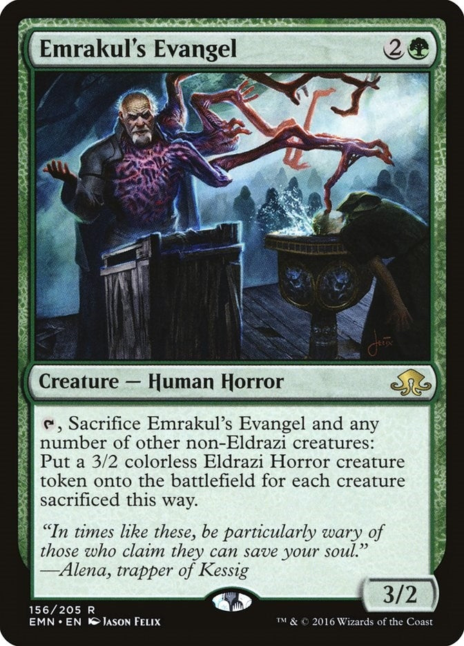 Image for Emrakul's Evangel (156) [Eldritch Moon]