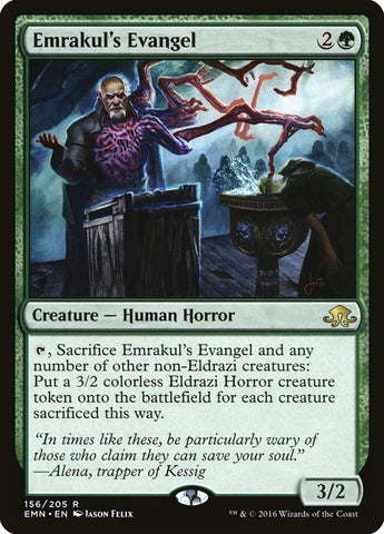 Image for Emrakul's Evangel (156) [Eldritch Moon]