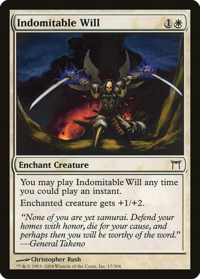 Image for Indomitable Will (17) [Champions of Kamigawa]
