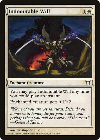 Image for Indomitable Will (17) [Champions of Kamigawa]