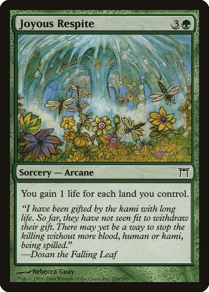 Image for Joyous Respite (216) [Champions of Kamigawa]