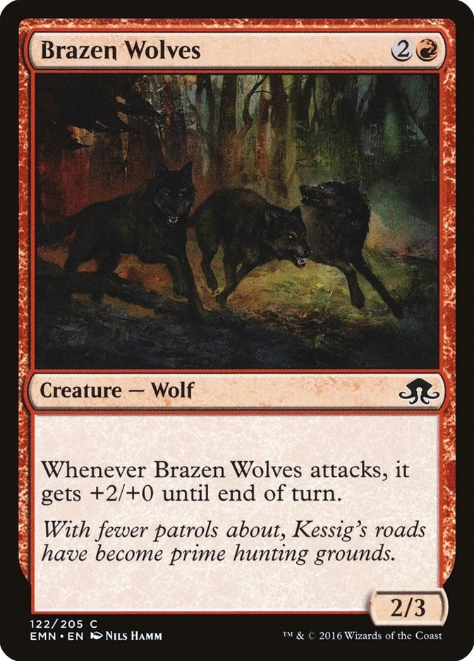 Image for Brazen Wolves (122) [Eldritch Moon]