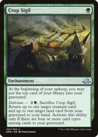 Image for Crop Sigil (153) [Eldritch Moon]