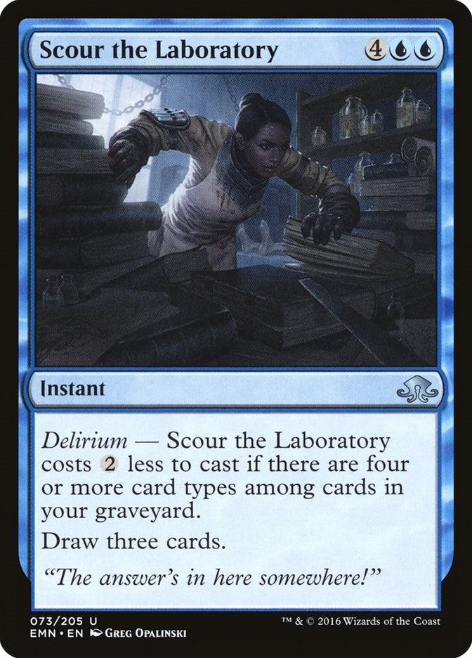 Image for Scour the Laboratory (73) [Eldritch Moon]