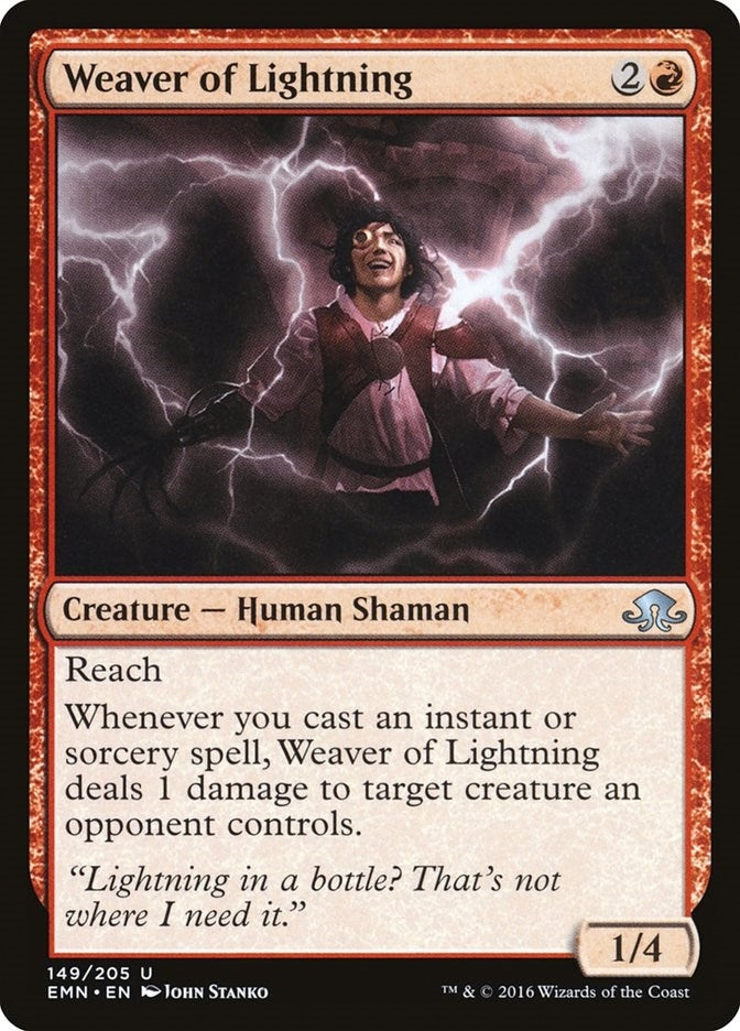 Image for Weaver of Lightning (149) [Eldritch Moon]