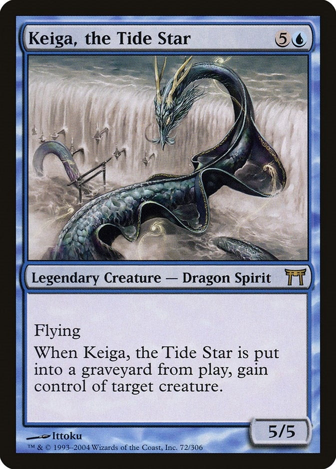 Image for Keiga, the Tide Star (72) [Champions of Kamigawa]