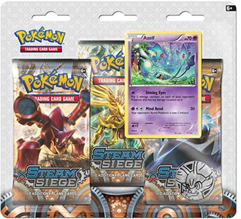Image for Steam Siege 3 Pack Blister [Azelf] [XY - Steam Siege]