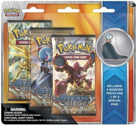 Image for Steam Siege Collectible Pin 3 Pack Blister [Shiny Mega Gardevoir] [XY - Steam Siege]