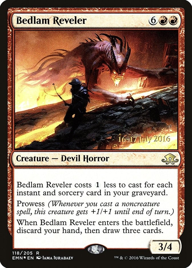 Image for Bedlam Reveler (118) [Prerelease Cards]