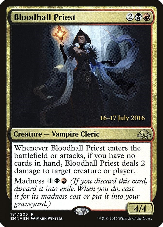 Image for Bloodhall Priest (181) [Prerelease Cards]