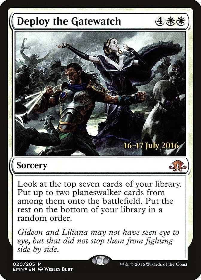 Image for Deploy the Gatewatch (20) [Prerelease Cards]