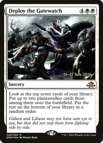 Image for Deploy the Gatewatch (20) [Prerelease Cards]