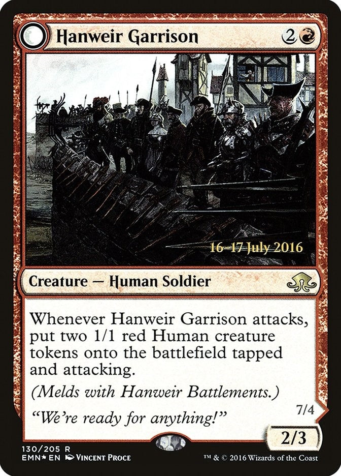 Image for Hanweir Garrison (130) [Prerelease Cards]