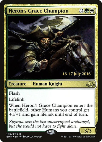 Image for Heron's Grace Champion (185) [Prerelease Cards]