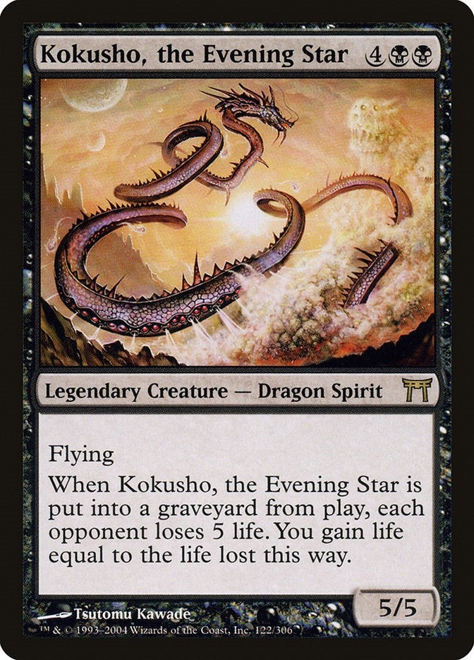 Image for Kokusho, the Evening Star (122) [Champions of Kamigawa]