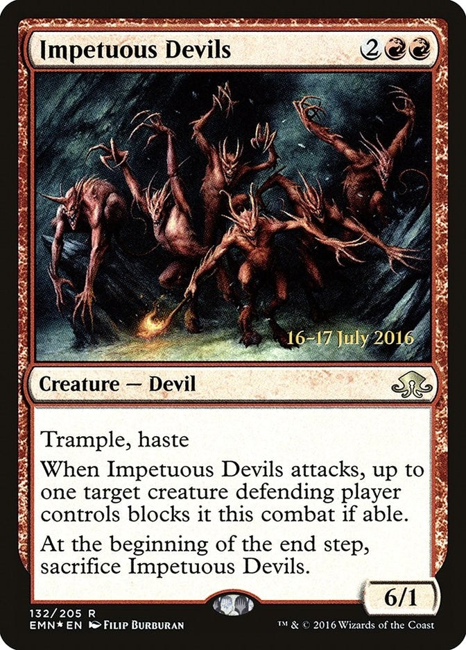 Image for Impetuous Devils (132) [Prerelease Cards]