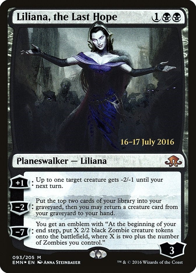 Image for Liliana, the Last Hope (93) [Prerelease Cards]