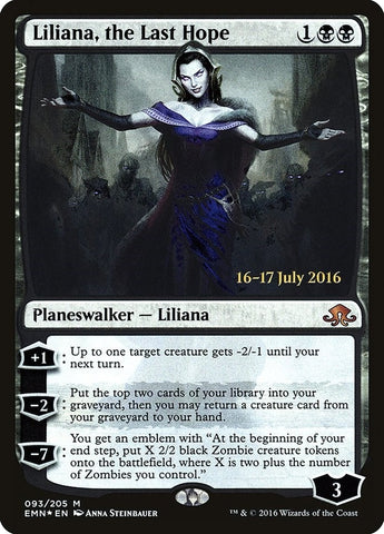 Image for Liliana, the Last Hope (93) [Prerelease Cards]