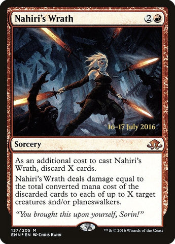 Image for Nahiri's Wrath (137) [Prerelease Cards]