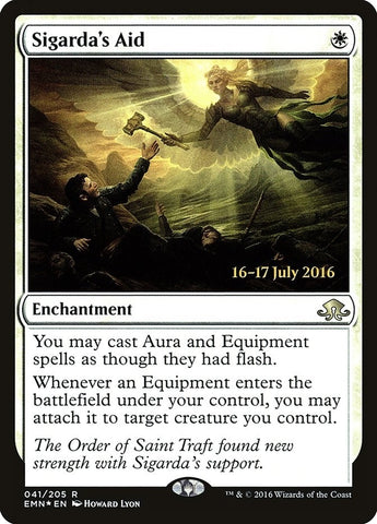 Image for Sigarda's Aid (41) [Prerelease Cards]