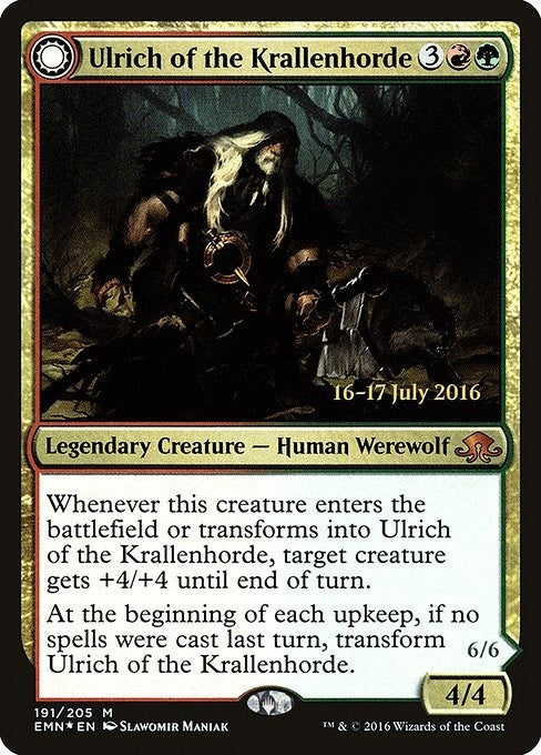 Image for Ulrich of the Krallenhorde (191) [Prerelease Cards]