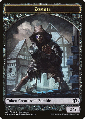 Image for Zombie Token (Double-Sided) (1 // 1) [Prerelease Cards]