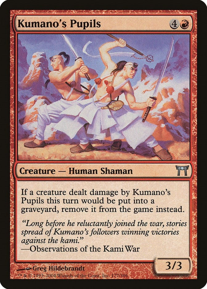 Image for Kumano's Pupils (177) [Champions of Kamigawa]