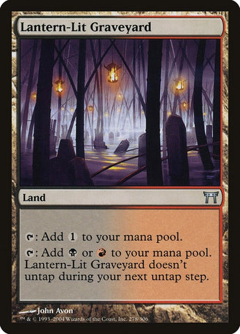 Image for Lantern-Lit Graveyard (278) [Champions of Kamigawa]