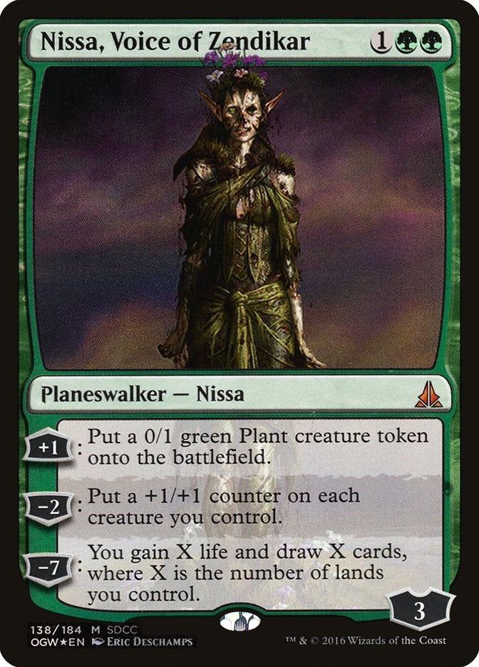 Image for Nissa, Voice of Zendikar (SDCC 2016 Exclusive) (138) [Media Promos]