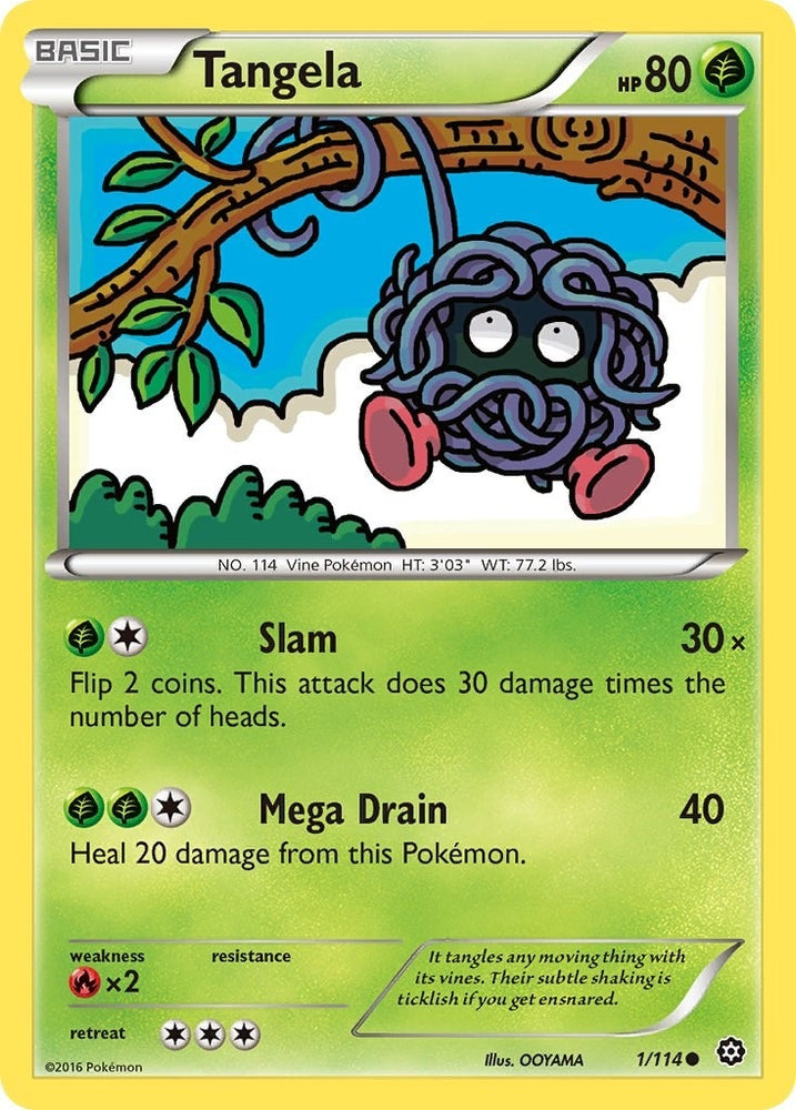 Image for Tangela (1/114) [XY - Steam Siege]