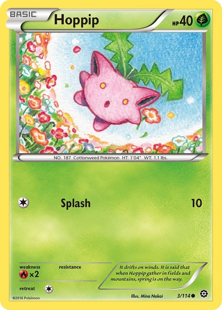 Image for Hoppip (3/114) [XY - Steam Siege]