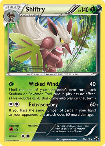 Image for Shiftry (11/114) [XY - Steam Siege]