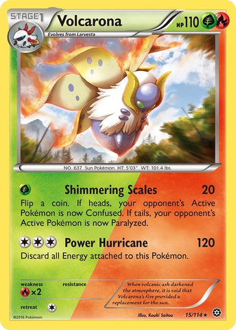 Image for Volcarona (15/114) [XY - Steam Siege]