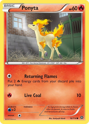 Image for Ponyta (16/114) [XY - Steam Siege]