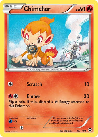 Image for Chimchar (18/114) [XY - Steam Siege]