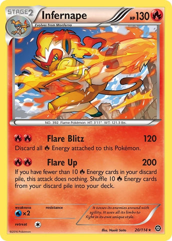 Image for Infernape (20/114) [XY - Steam Siege]