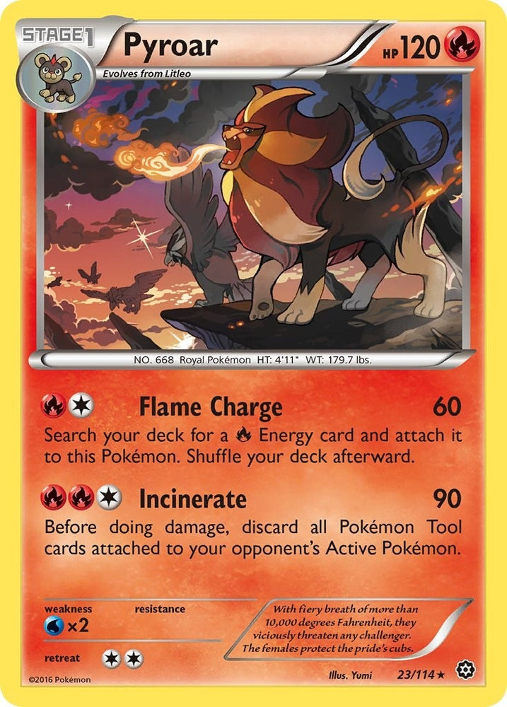 Image for Pyroar (23/114) [XY - Steam Siege]