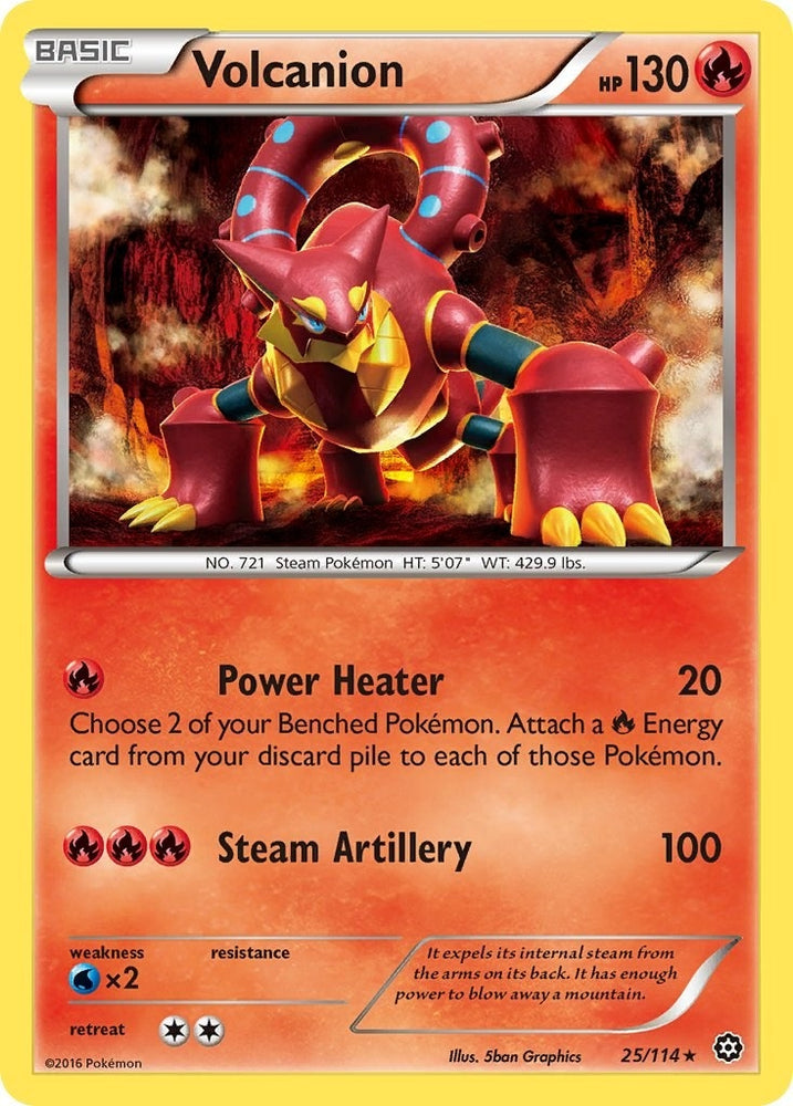 Image for Volcanion (25/114) [XY - Steam Siege]