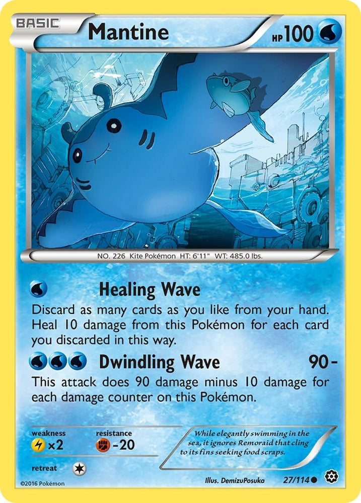Image for Mantine (27/114) [XY - Steam Siege]