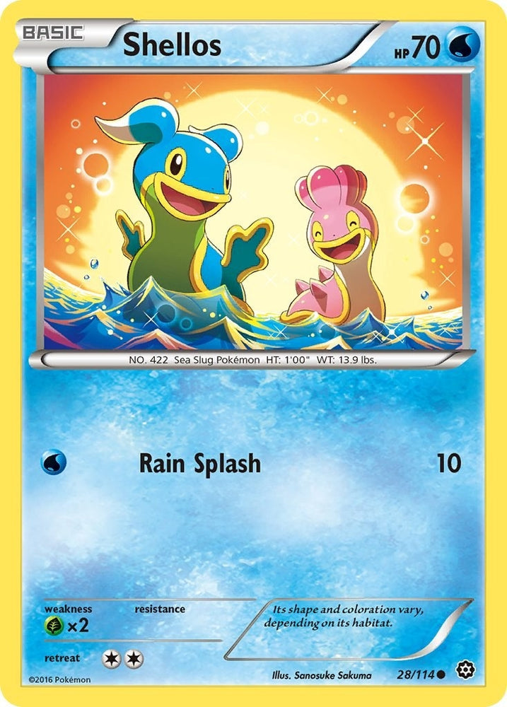Image for Shellos (28/114) [XY - Steam Siege]