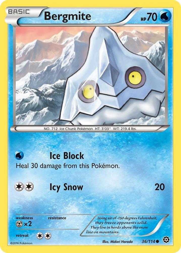 Image for Bergmite (36/114) [XY - Steam Siege]